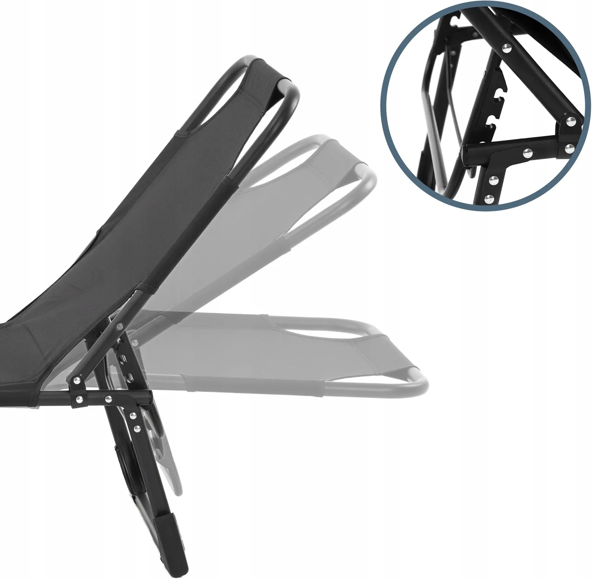 Раскладушка Springos CS0190 (Black) - 5