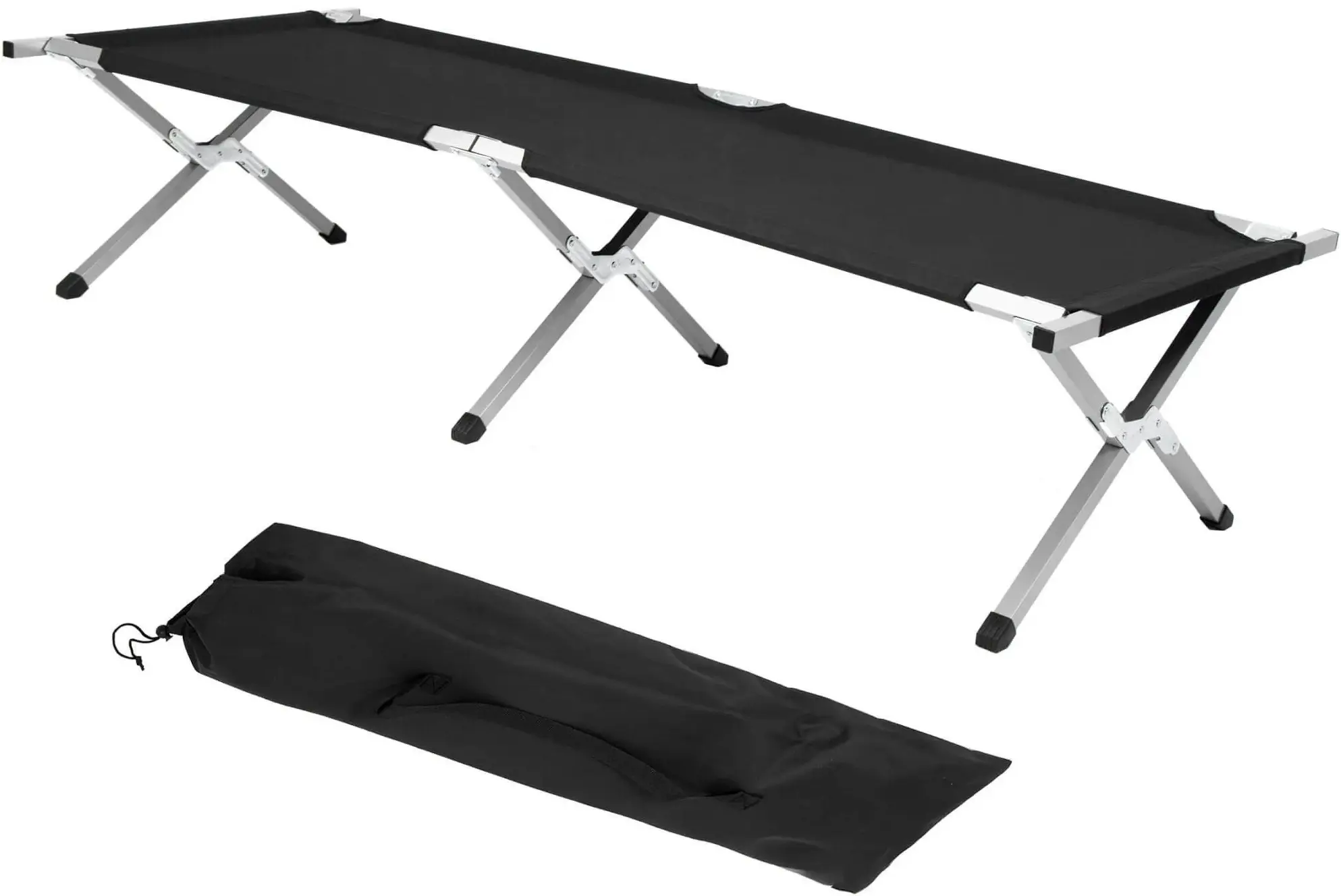 Раскладушка Springos Ventura CS0090 (Black) - 3