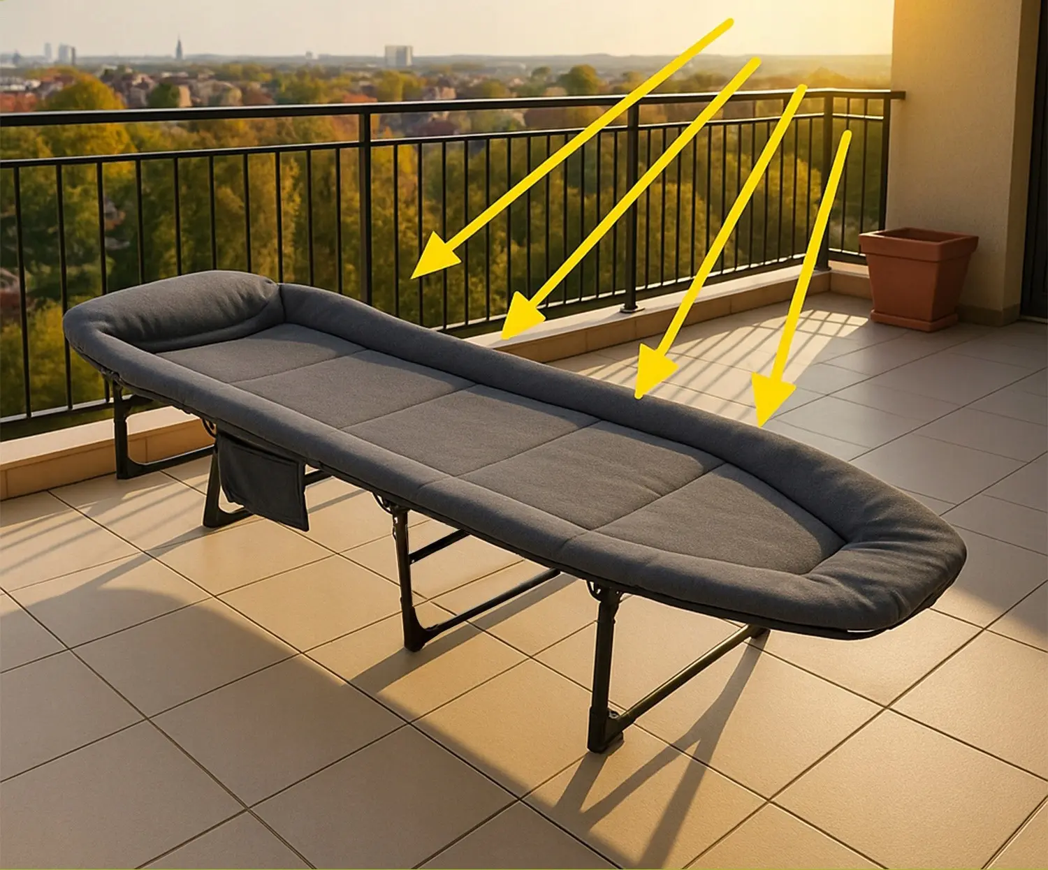 Раскладушка Trizand 25380 (Black) - 2