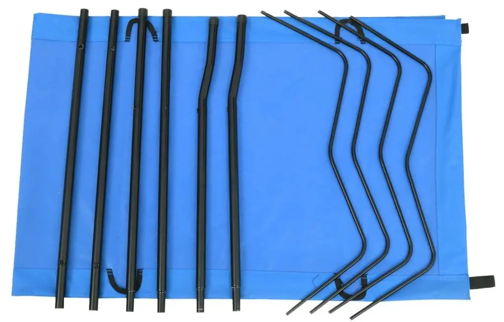 Набор раскладушек VidaXL 312483 (Blue) - 5