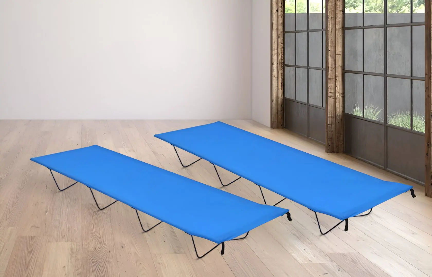 Набор раскладушек VidaXL 312483 (Blue)