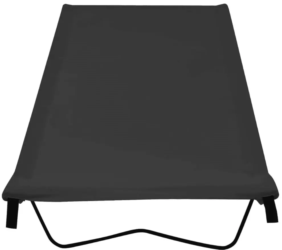 Set de paturi pliabile VidaXL 312484 (Black)