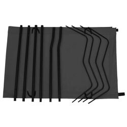 Set de paturi pliabile VidaXL 312484 (Black) Thumb