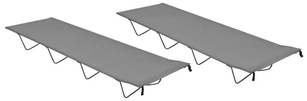 Set de paturi pliabile VidaXL 312486 (Grey)