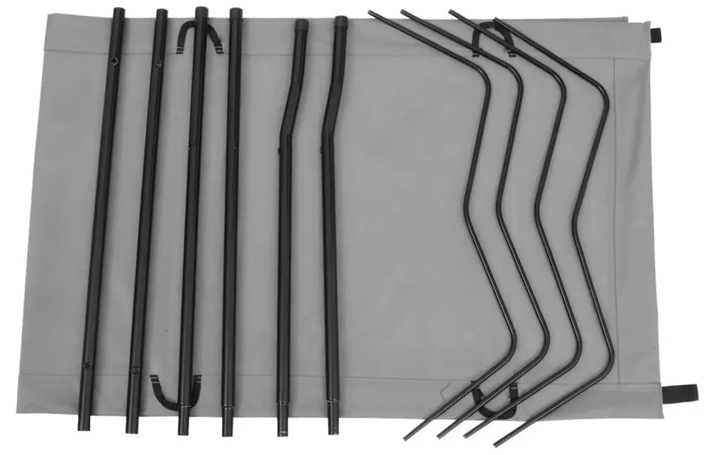 Set de paturi pliabile VidaXL 312486 (Grey)