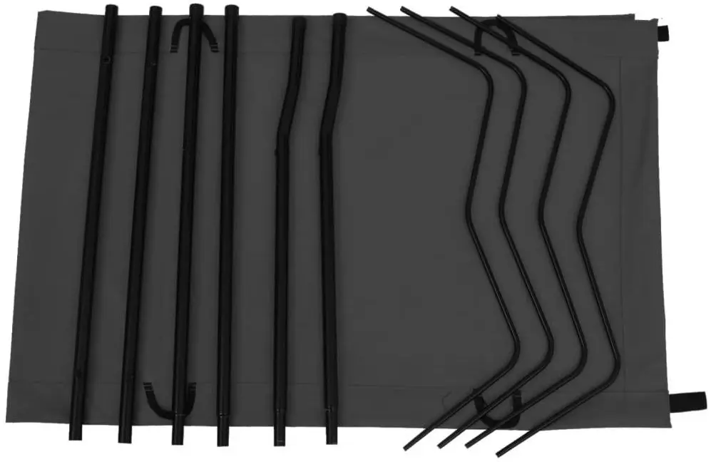 Pat pliabil VidaXL 312479 (Black)