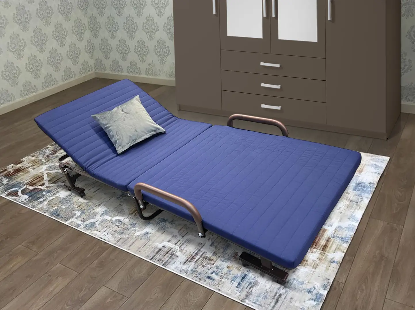 Раскладушка Waltz L80 (Navy Blue)