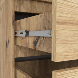 Dulap Akord S90 2D 2SZ 2 Lustro (Artisan Oak) Thumb