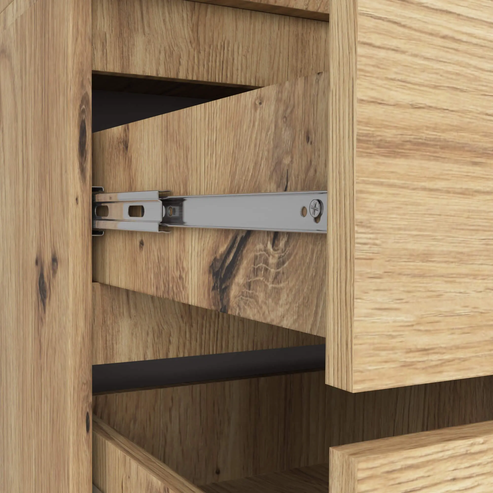 Шкаф Akord S90 2D 2SZ (Artisan Oak)