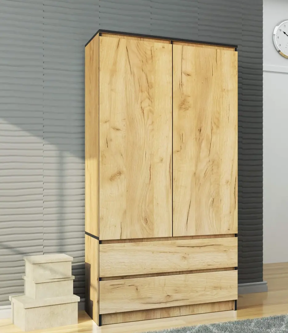 Шкаф Akord S90 2D 2SZ (Craft Oak)