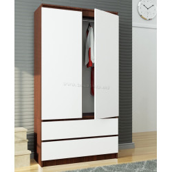 Dulap Akord S90 2D 2SZ (Wenge/White)