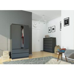 Шкаф Akord S90 2D2S (Graphite Grey) Thumb