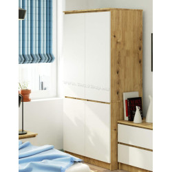 Dulap Akord S90 4D (Artisan Oak/White)