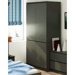 Dulap Akord S90 4D (Graphite Grey)