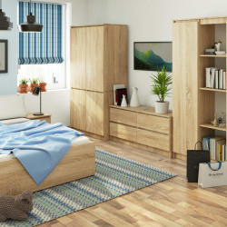 Dulap Akord S90 4D (Sonoma Oak) Thumb