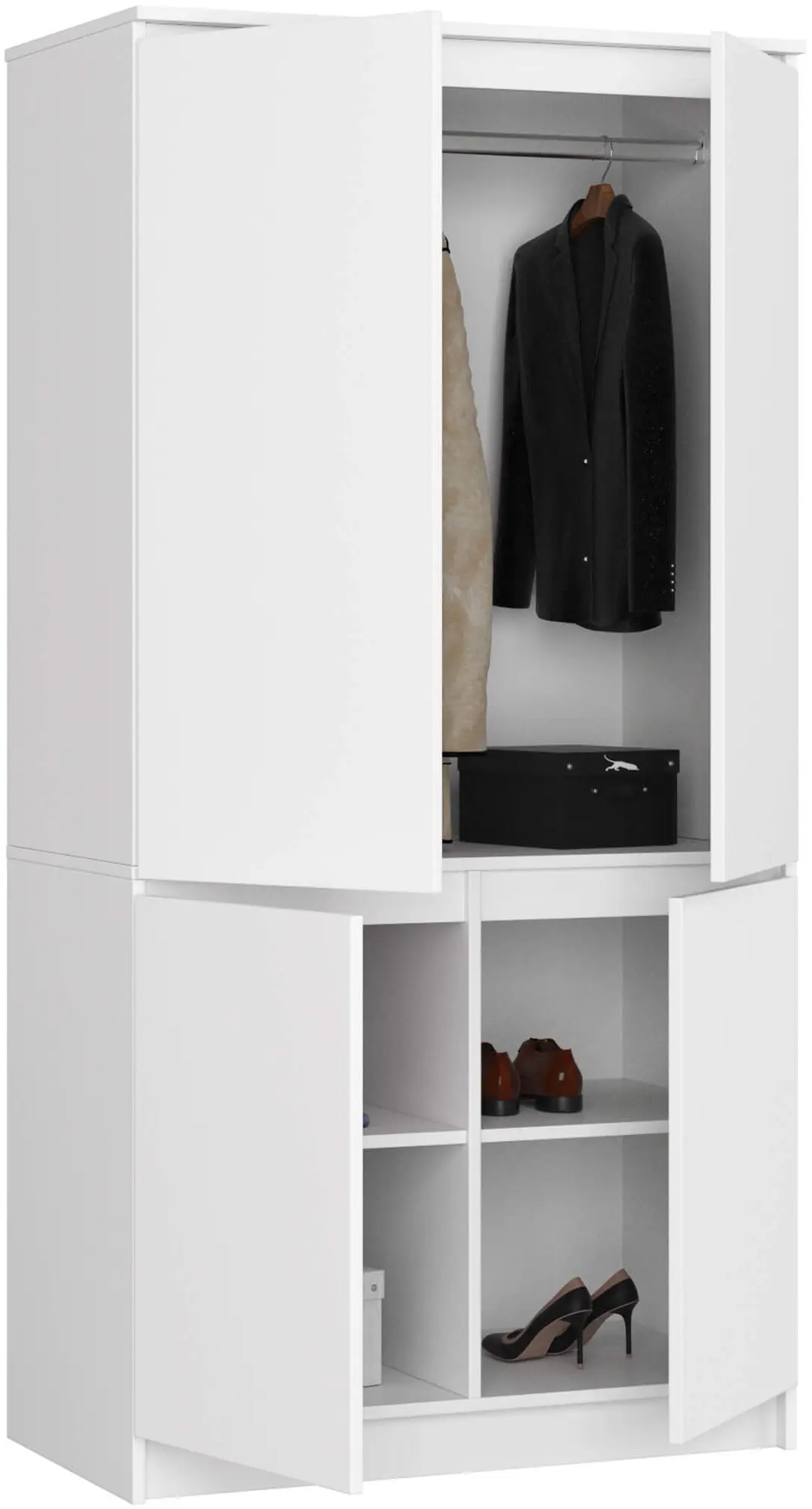 Шкаф Akord S90 4D (White)