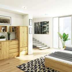 Dulap Akord Star S60 2D 2SZ (Artisan Oak) Thumb