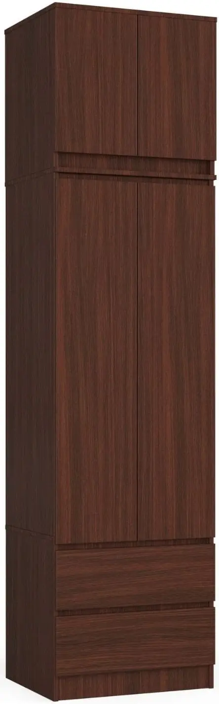 Dulap Akord Star S60 2D 2SZ CLP PK Mezanin (Wenge) - 3