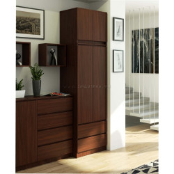Dulap Akord Star S60 2D 2SZ CLP PK Mezanin (Wenge)