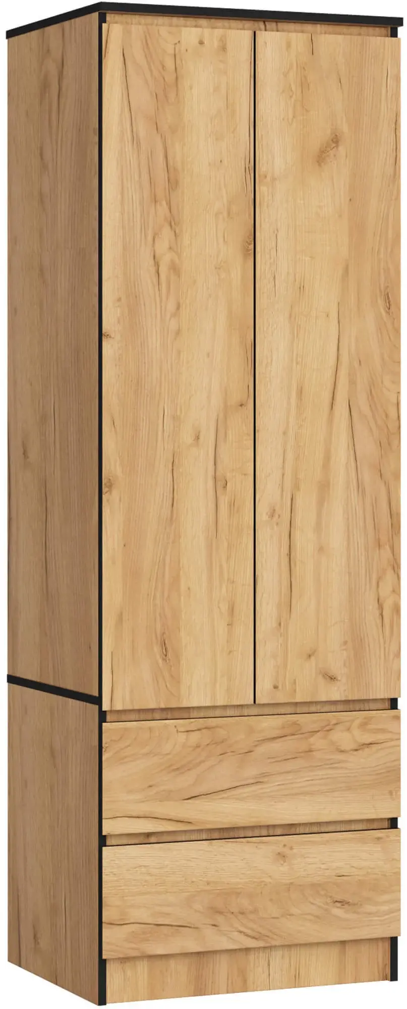 Шкаф Akord Star S60 2D 2SZ (Craft Oak)