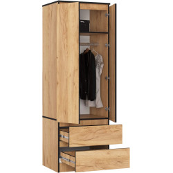 Шкаф Akord Star S60 2D 2SZ (Craft Oak) Thumb