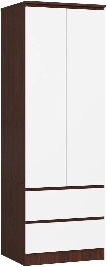 Шкаф Akord Star S60 2D 2SZ PK (Wenge/White) - 2