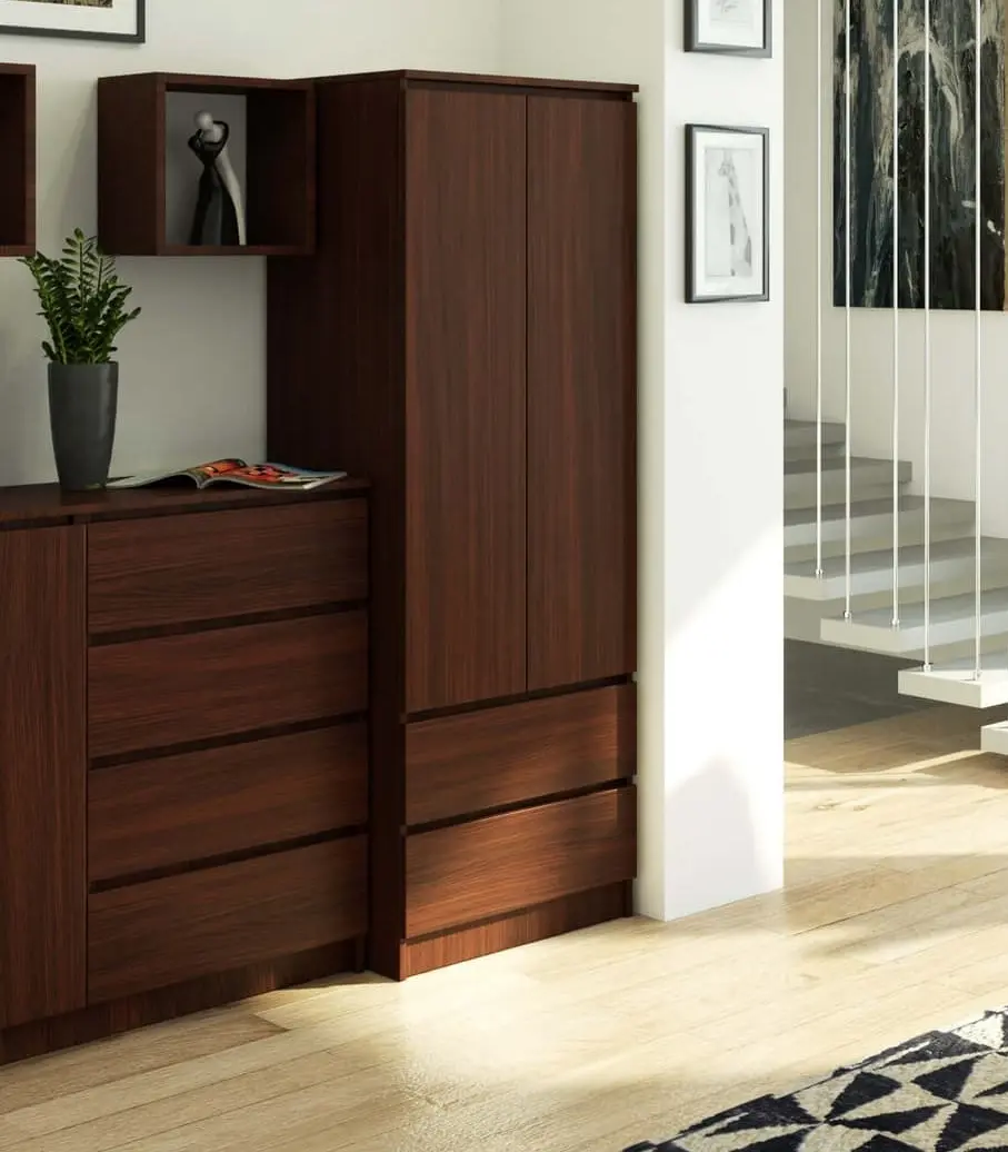 Dulap Akord Star S60 2D 2SZ PK (Wenge)