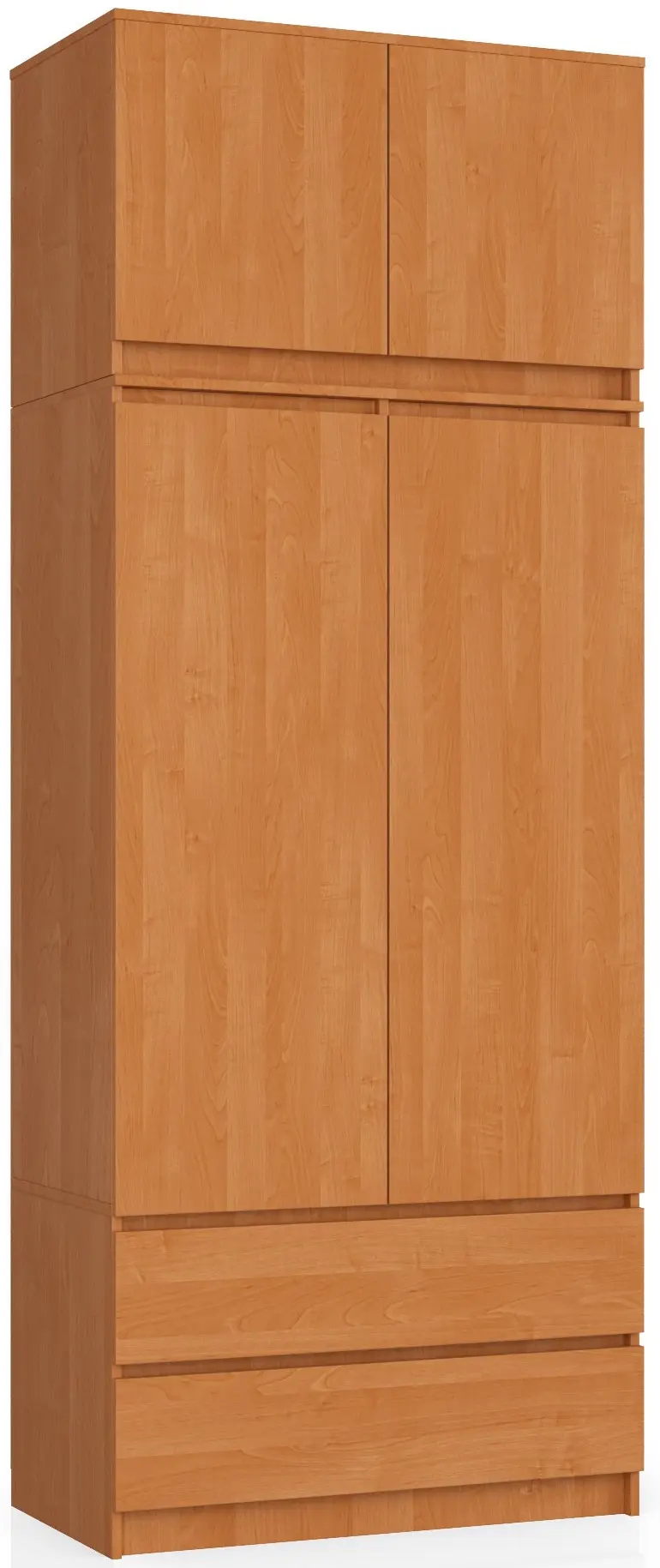 Шкаф с антресолью Akord S90 2D 2SZ (Alder)