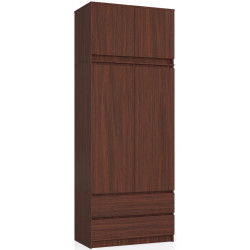 Dulap cu mezanin Akord S90 2D 2SZ (Wenge) Thumb