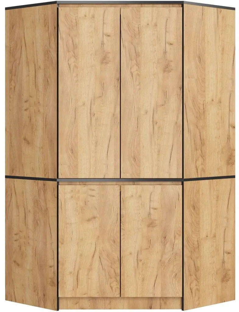 Dulap de colt Akord S100 4D6SH (Craft Oak Gold)