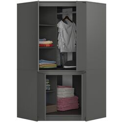 Шкаф угловой Akord S100 4D6SH (Graphite Grey) Thumb