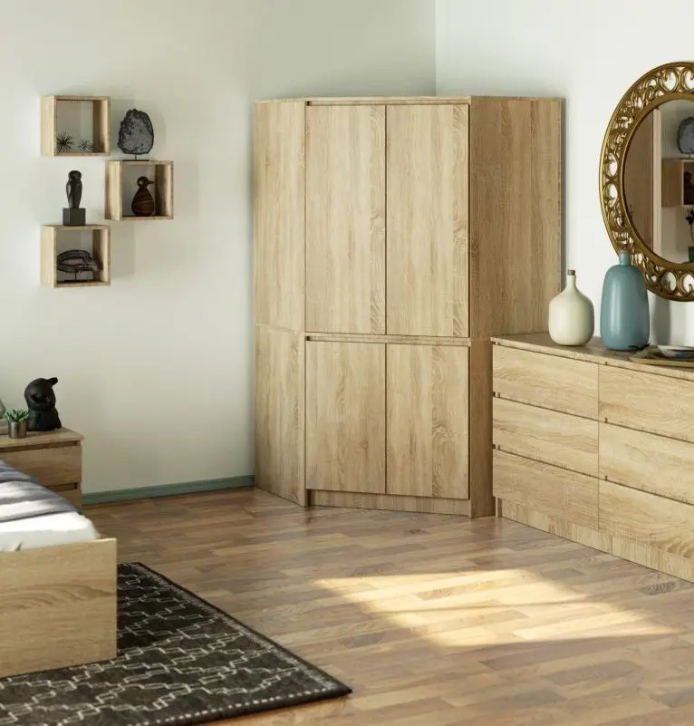 Шкаф угловой Akord S100 4D6SH (Sonoma Oak)