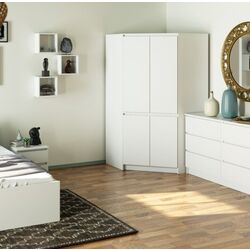 Шкаф угловой Akord S100 4D6SH (White)