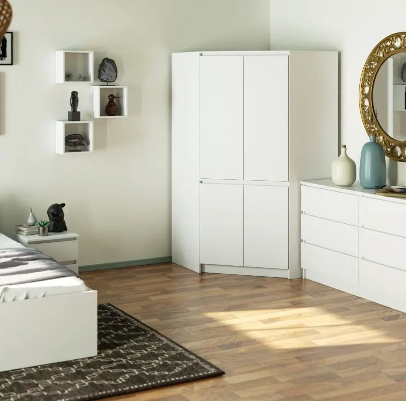 Шкаф угловой Akord S100 4D6SH (White)