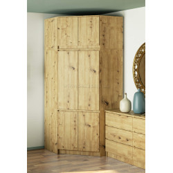 Шкаф угловой + Антресоль Akord S100 6D9SH (Artisan Oak)