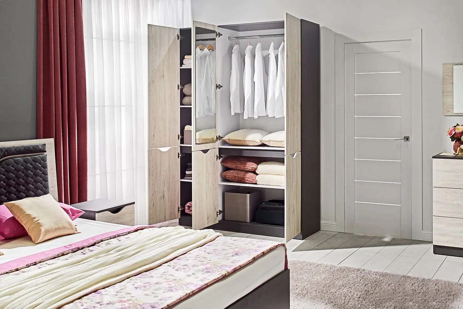 Шкаф Ambianta Happy (Белый Самоа) - 4