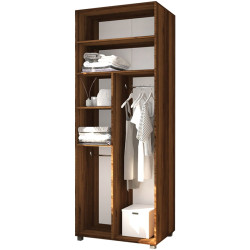Dulap Ambianta Kosmo polite/bara/usi combinate 0.8m Thumb