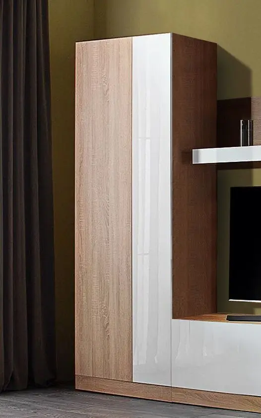 Шкаф Ambianta Palermo 0.85м (Белый/Бардолино)