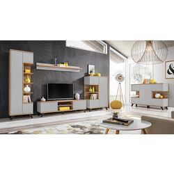 Vitrina ASM Bogota RVPG BA WSW (Pearl Gray/Riviera Oak) Thumb