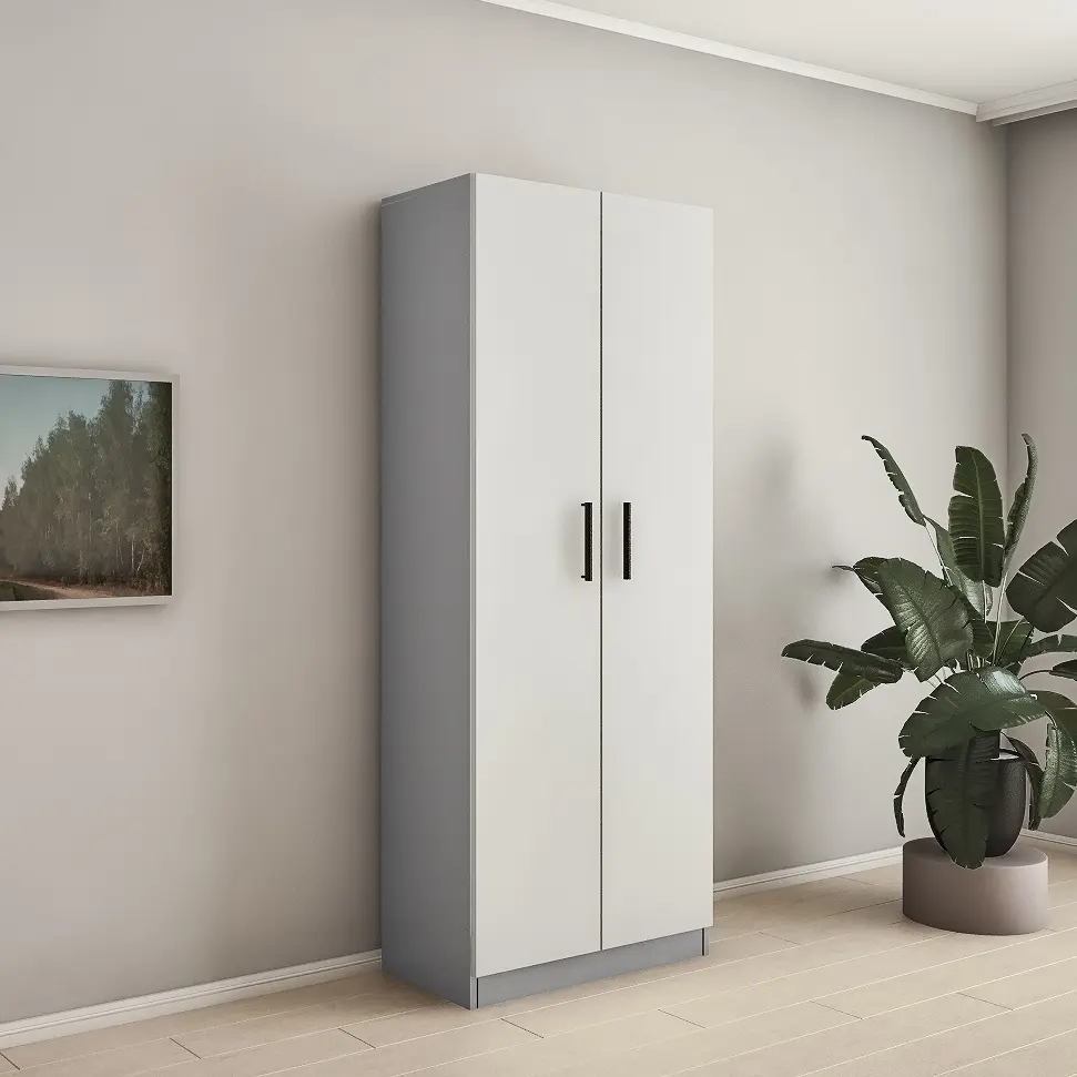 Шкаф Bafimob ПY-80 (Grey/Light Grey)