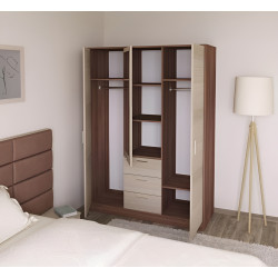 Шкаф Bafimob Ш-120 с зеркалом/3 ящика Thumb