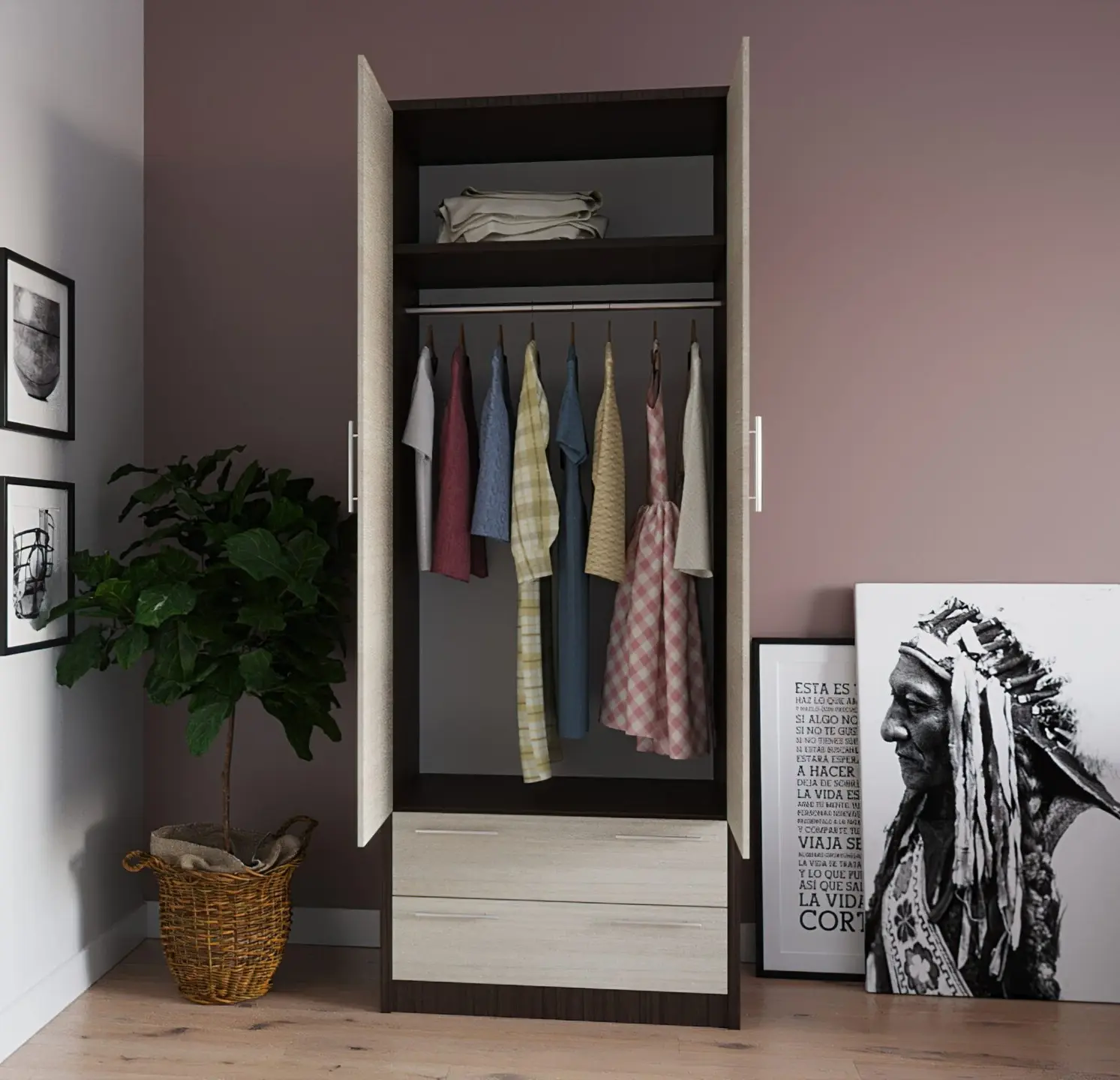 Шкаф Bafimob Ш-82 2 ящика/штанга - 4