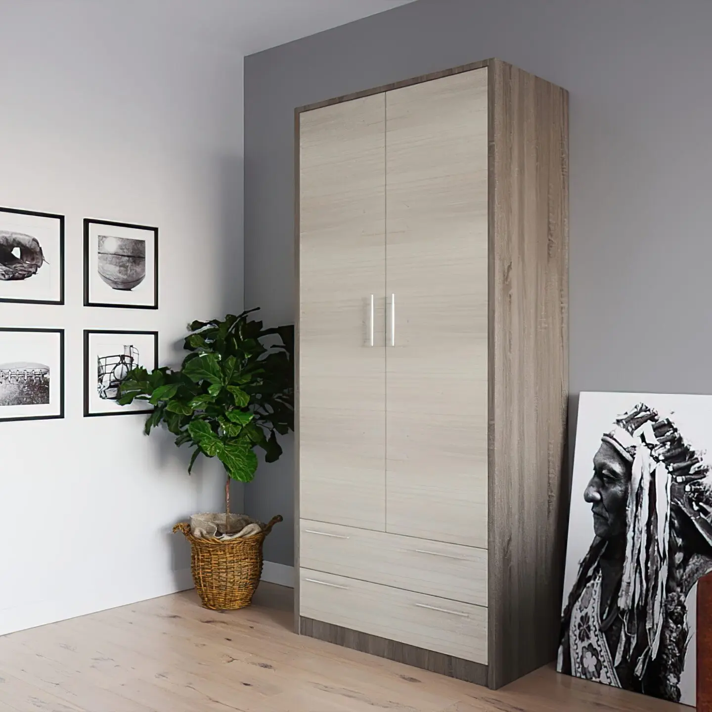 Dulap Bafimob Ș-95 2 sertare - 3