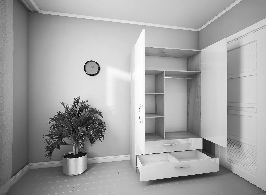 Шкаф Bafimob ШФY-120 2 ящика (Stone Oak/Grey) - 2