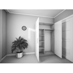 Шкаф Bafimob ШФY-120 (Stone Oak/Grey) Thumb