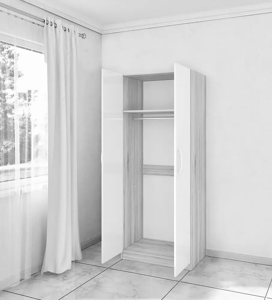 Dulap Bafimob ȘFY-80 (Stone Oak/Grey) - 2