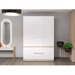Шкаф Bayro Harmony 1500x2200x550 (White/Sonoma)