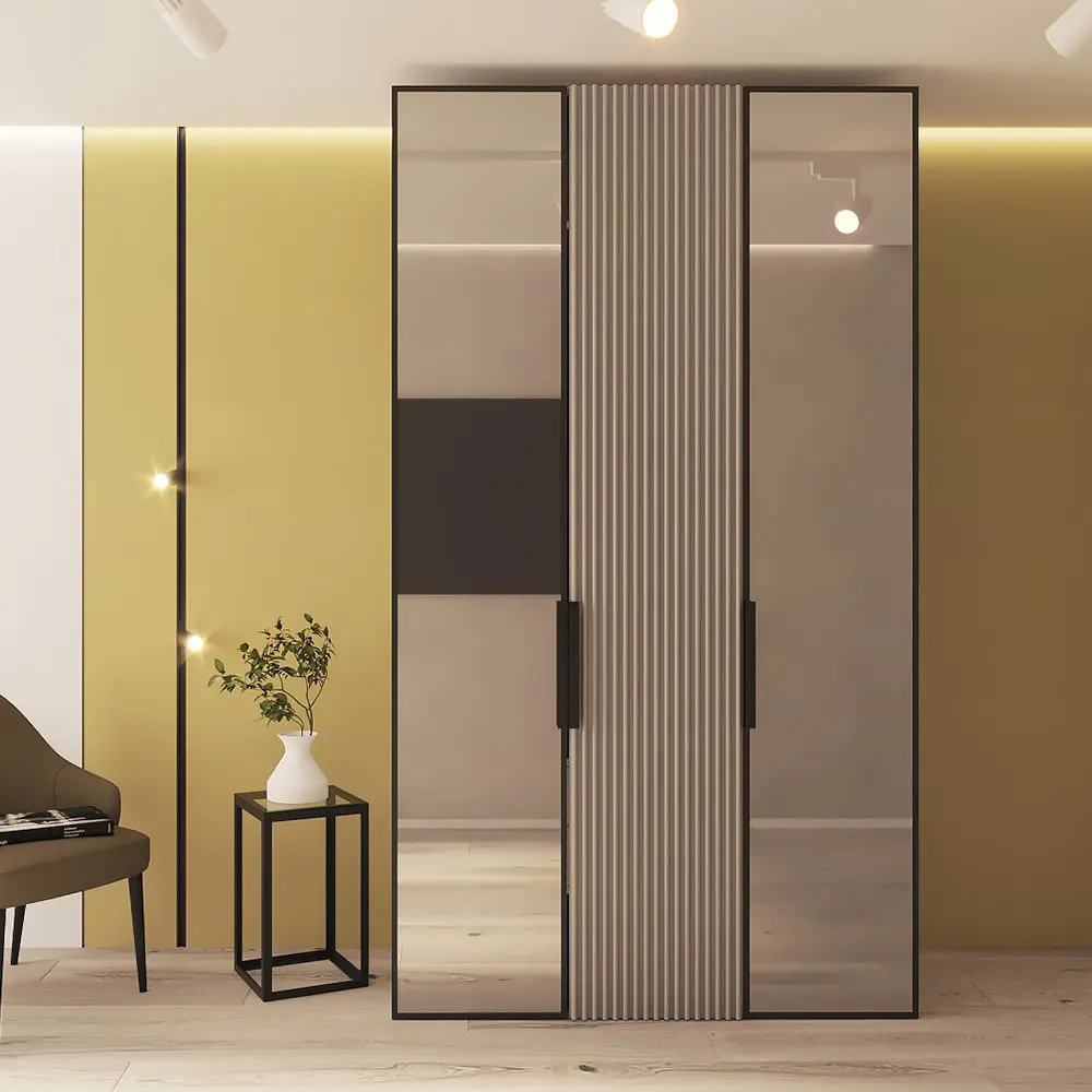 Dulap Bayro Modena 1350x2400x530 (Gray Stone)