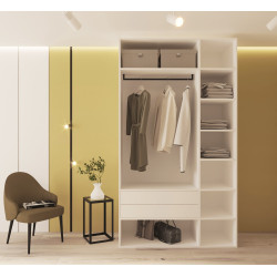 Dulap Bayro Modena 1350x2400x530 (White) Thumb