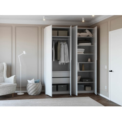 Шкаф Bayro Modena 1800x2400x530 (White) Thumb